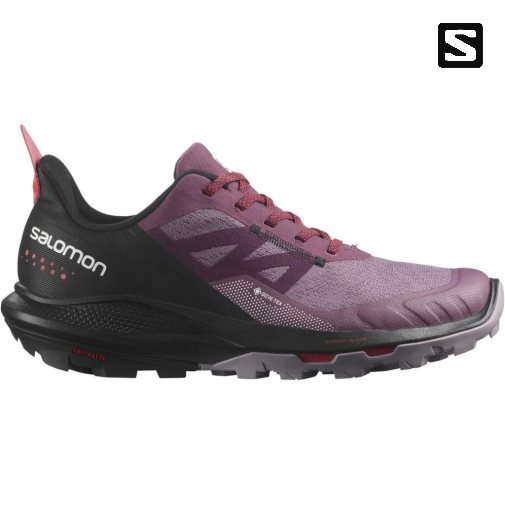 Salomon Outpulse GTX Turisticke Topanky Damske Fuchsie Čierne | SK 2NJSPY